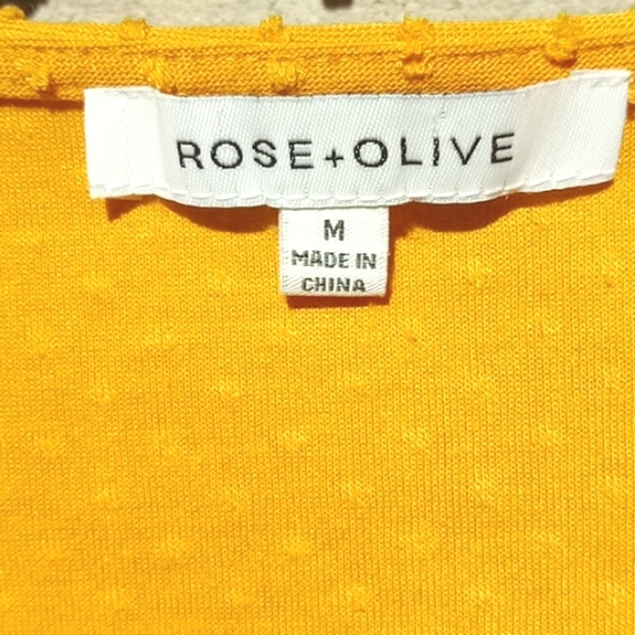 Rose + Olive Textured Top - Picture 5 of 8